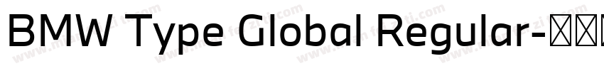 BMW Type Global Regular字体转换